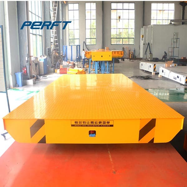 High Temperature Proof Battery Operated Transfer Trolley For Polypropylene
